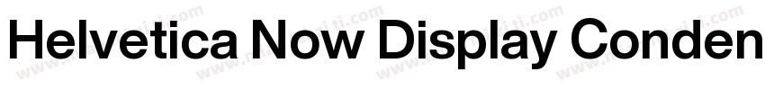 Helvetica Now Display Condensed Bla字体转换